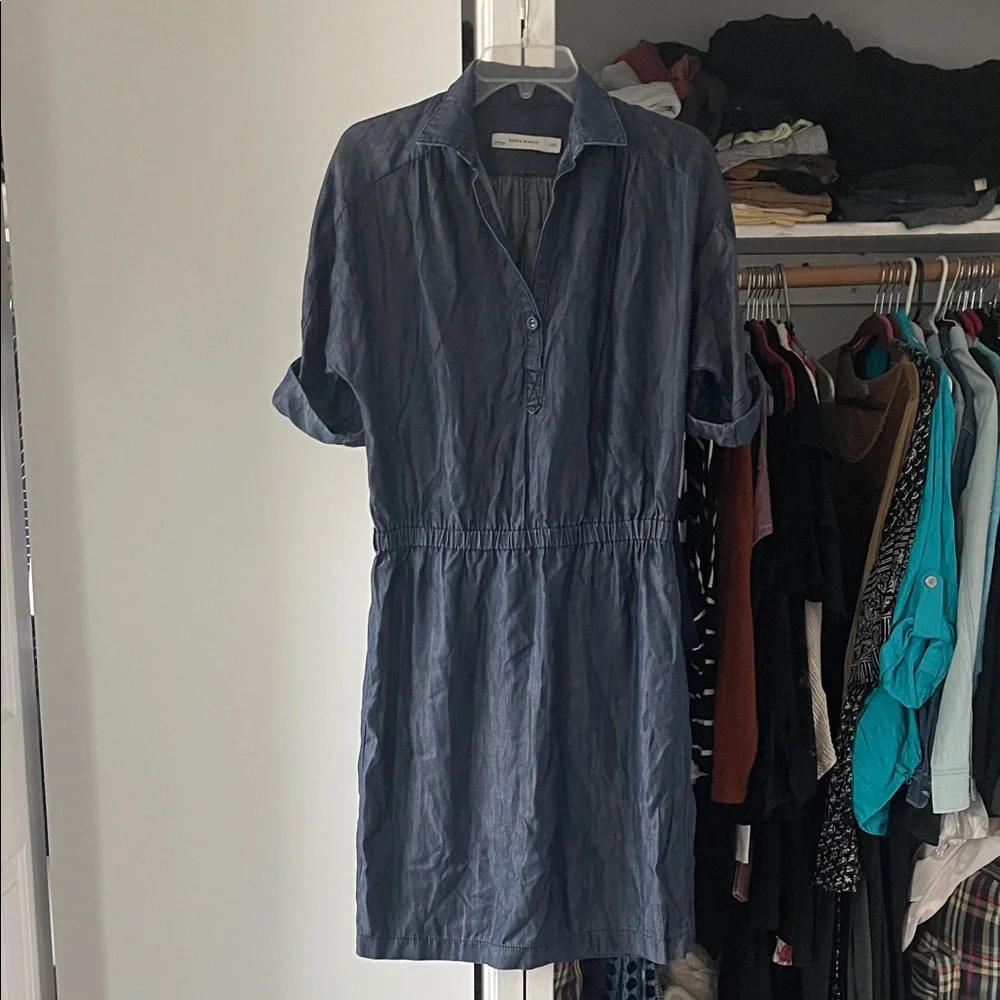 Zara Dark Lyocell Chmbray dress